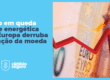 euro em queda